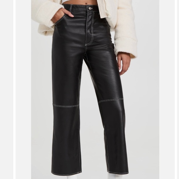 The It Factor vegan leather pants by We The Free from Free People in size 14 - Picture 11 of 15